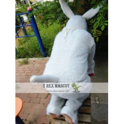 Realistic Rabbit Animal Mascot Costume