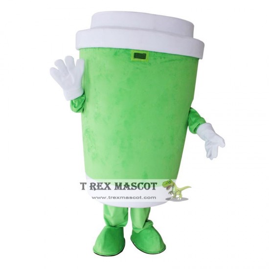 Coffee Cup Mascot Costume