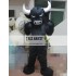 Black Bull Mascot Costume