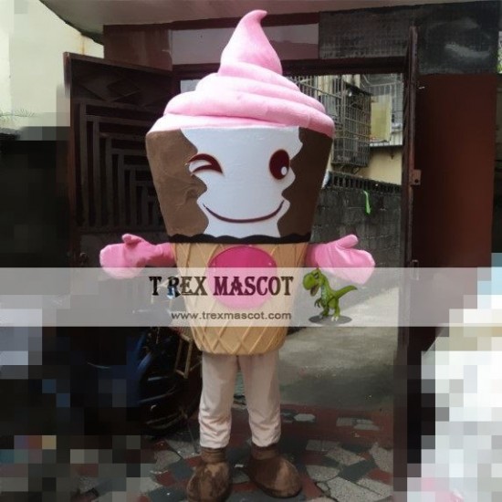 Ice Cream Mascot Costume