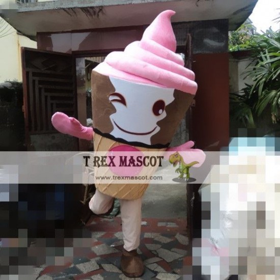 Ice Cream Mascot Costume