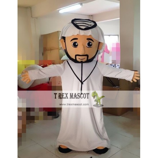 Arab Man Mascot Costume