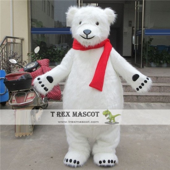 Polar Bear Animal Mascot Costume