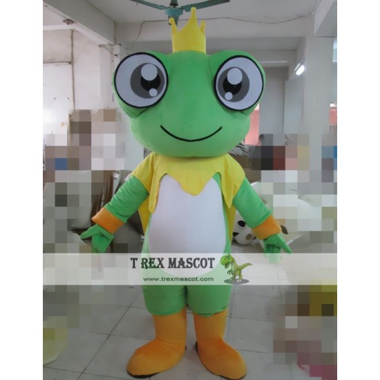 Frog Prince Mascot Costume