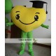 Yellow Love Heart Mascot Costume for Adult