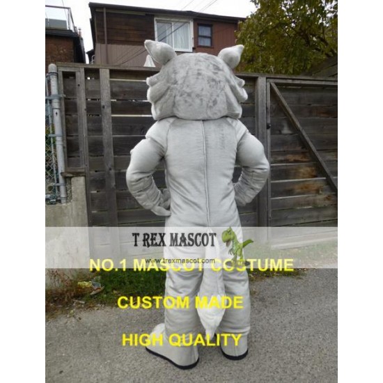 Grey Husky Dog Mascot Costume for Adult