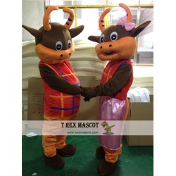 Bull Mascot Costume for Adult