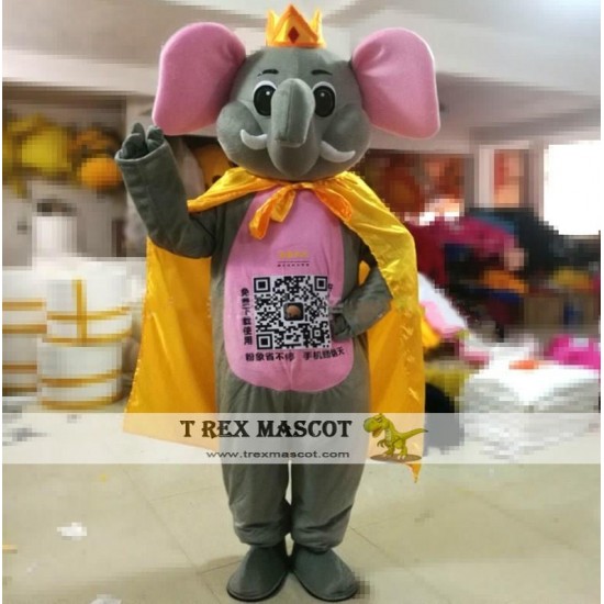 Elephant Mascot Costume for Adult