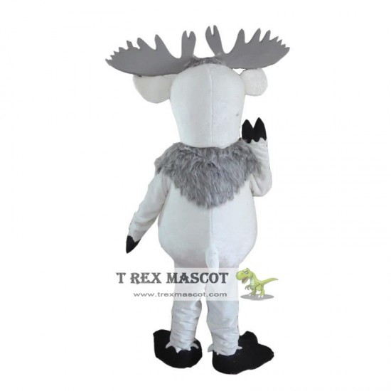 White Deer Mascot Costume for Adult