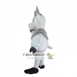 White Deer Mascot Costume for Adult