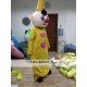 Yellow Hat Boy Bumba Mascot Costume for Adult