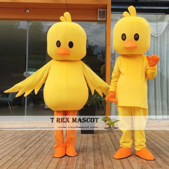 Yellow Duck Mascot Costume for Adult