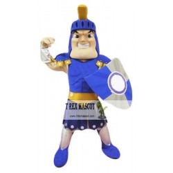 Blue Spartan Titan Trojan Mascot Costume