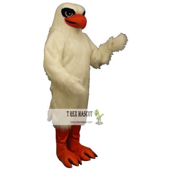 White Hawk Mascot Costume