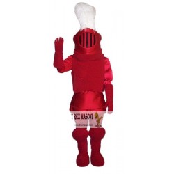 Red Knight Mascot Costume