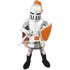 Silver Knight Mascot Costume