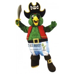 Pirate Parrot Mascot Costume