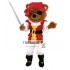 Pirates Brown Bear Mascot Costume