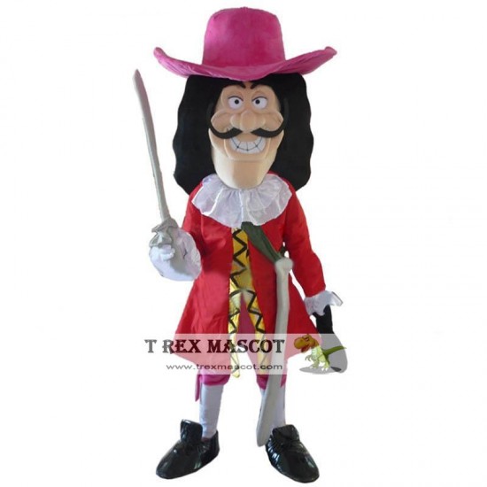 Vikings Pirate Captain Hook Mascot Costume Fancy Dress