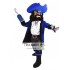 Blue Pirate Mascot Costume