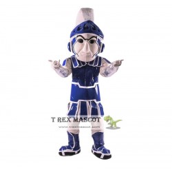 Blue Spartan Trojan Knight Sparty Mascot Costume