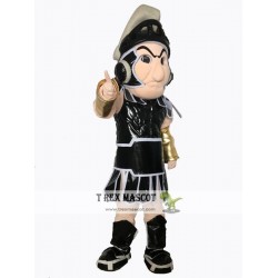 Black Spartan Trojan Knight Sparty Mascot Costume