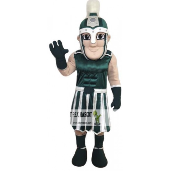 Green Crusader Mascot Costume