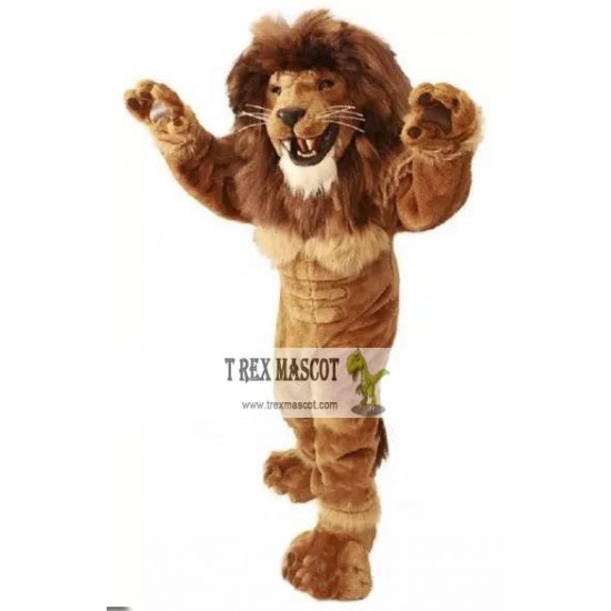 Lion Mascot Costume Power Lion Costume For Adult