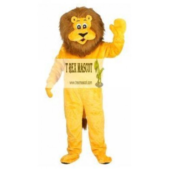 Lionel The Lion Mascot Adult Costume