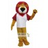 Red Hair Lion Mascot Costume