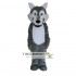 Gray Wolf Long Wool Mascot Costume