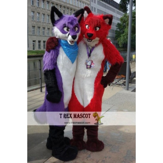 Wolf Fursuit Mascot Costume