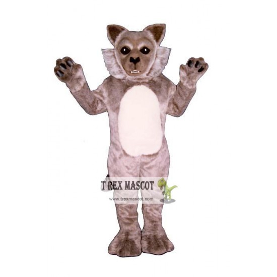 Timber Wolf Mascot Costume