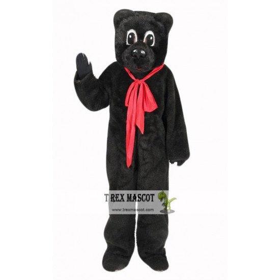 Black Storybook Bear Mascot Costume