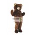 Brown Bear Mascot Costume