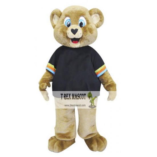 Sport Brown Bear Mascot Costume for Adult