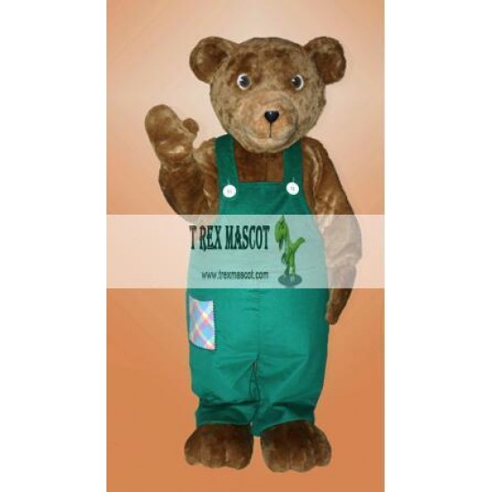 Corduroy Bear Mascot Costume