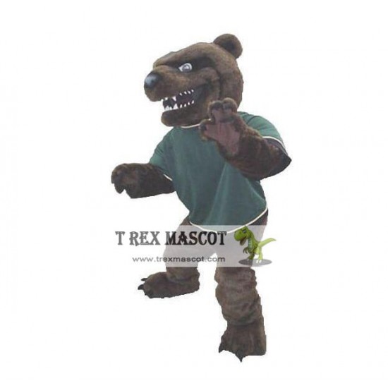 Fierce Brown Bear Mascot Costume