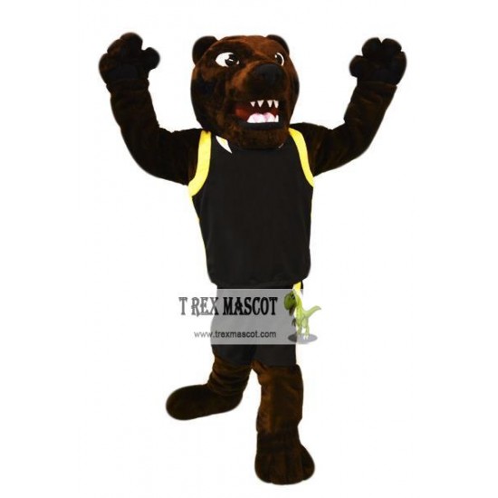 Fierce Brown Bear Mascot Costume