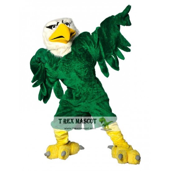 Green University Eagle Mascot Costume