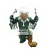 The Scrappy Green Eagle Mascot Costume