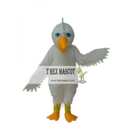 White Eagle Mascot Adult Costume