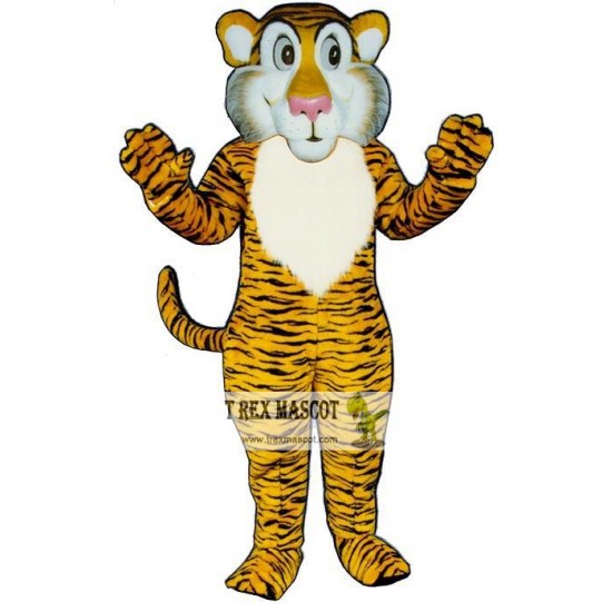 Shy Tiger Mascot Costume