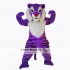 Purple Tiger Mascot Costume