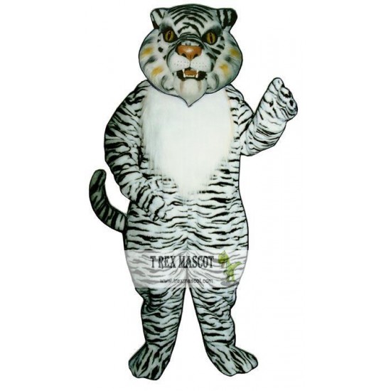 White Tiger Mascot Costume