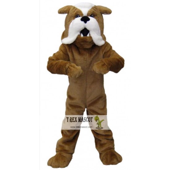 Brown Bulldog Mascot Costumes