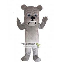 Grey Bulldog Lightweight Mascot Costume