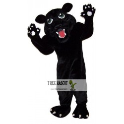 Fierce Black Panther Mascot Costume