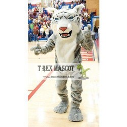 Gray Wildcat Mascot Costume