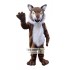 Brown Wildcat Bobcat Mascot Costume